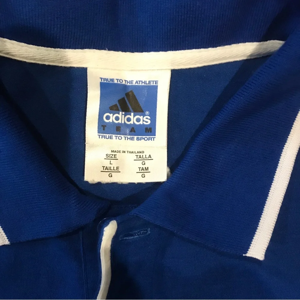 ADIDAS Mens Polo Shirt Top UCLA size Large